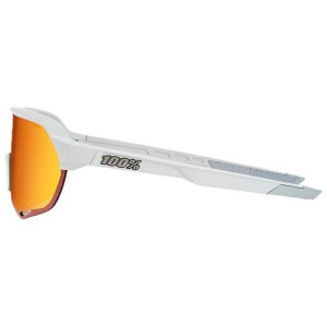 Glasses 100% S2 - Soft Tact Off White/Hiper Red 100%