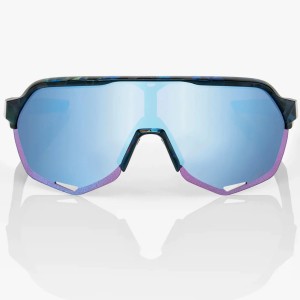 Glasses 100% S2 - Black Holographic/Hiper Blue 100%