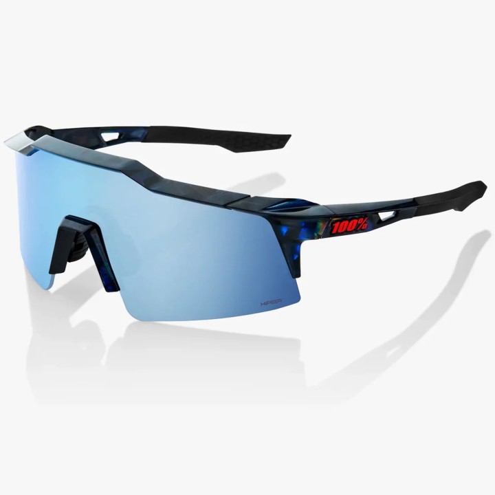 Glasses 100% SPEEDCRAFT SL - Black Holographic/Hiper Blue 100%