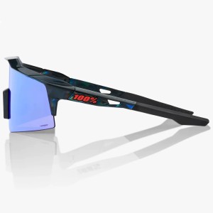 Glasses 100% SPEEDCRAFT SL - Black Holographic/Hiper Blue 100%