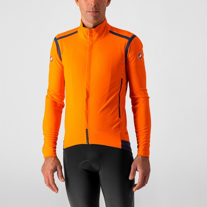 Jacket Castelli Perfect Ros Long Sleeve - Brilliant Orange Castelli