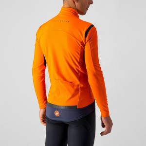 Jacket Castelli Perfect Ros Long Sleeve - Brilliant Orange Castelli