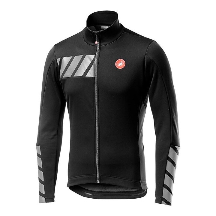 Jacket Castelli Double 2 Jacket - Black/Grey Iridescent Castelli