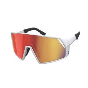 Sunglasses Scott Pro Shield - White matt/Red chrome Scott