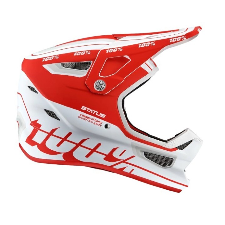 Casco 100% Status - Topenga Red/White 100%