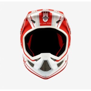 Casco 100% Status - Topenga Red/White 100%