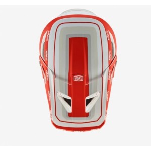 Casco 100% Status - Topenga Red/White 100%