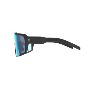 Glasses Scott Shield - Black Matt/Blue Chrome Enhancer Scott