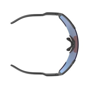 Glasses Scott Shield - Black Matt/Blue Chrome Enhancer Scott