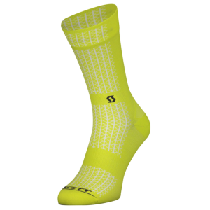 Socks Scott Performance Crew - Sulphur Yellow/Black Scott