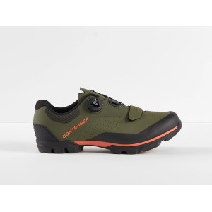 Shoes Mtb Bontrager Foray - Olive Grey/Radioactive Orange Bontrager