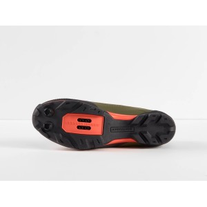 Shoes Mtb Bontrager Foray - Olive Grey/Radioactive Orange Bontrager