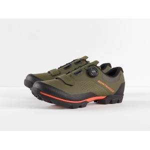 Shoes Mtb Bontrager Foray - Olive Grey/Radioactive Orange Bontrager