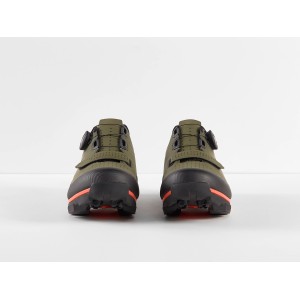 Shoes Mtb Bontrager Foray - Olive Grey/Radioactive Orange Bontrager