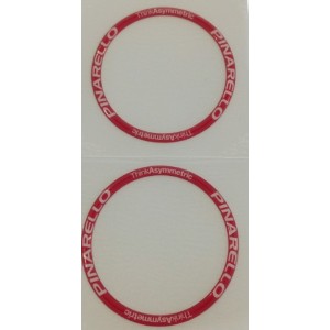 Bb Red Most Stickers Pinarello F10-F12-F-Prince - Set of 2 Pieces Pinarello