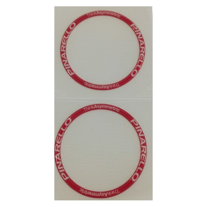 Bb Red Most Stickers Pinarello F10-F12-F-Prince - Set of 2 Pieces Pinarello