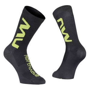 Socks Northwave Extreme Air Black/Yellow Fluo Northwave