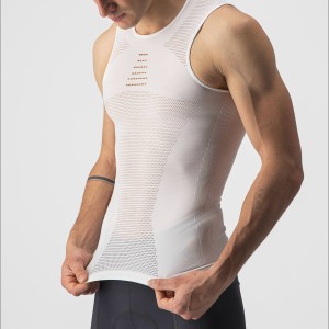 Intima Canotta Castelli Core Seamless Base Layer - White Castelli