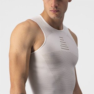 Intima Canotta Castelli Core Seamless Base Layer - White Castelli