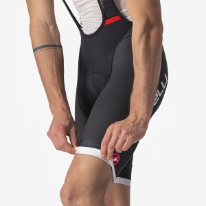 Salopette Pantaloncino Castelli Bibshort Kit Competition - Black/Silver Gray Castelli