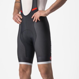 Salopette Pantaloncino Castelli Competizione Kit Bibshort - Black/Silver Gray Castelli