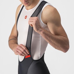 Salopette Pantaloncino Castelli Bibshort Kit Competition - Black/Silver Gray Castelli