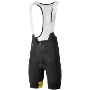 Salopette Corta Dotout Team Bib Short - Black/Fluo Yellow Dotout