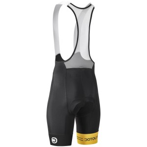 Salopette Corta Dotout Team Bib Short - Black/Fluo Yellow Dotout