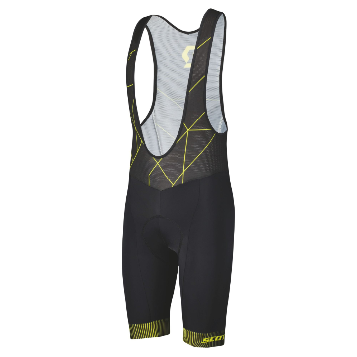 Salopette Pantaloncino Scott RC Team ++ - Black/Sulphur Yellow Scott