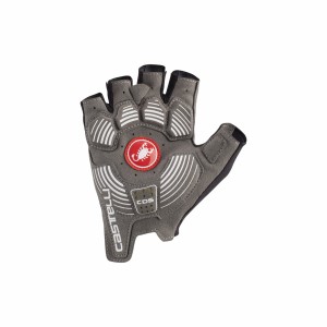 Gloves Castelli Woman Red Race 2 - Black/Violet Mist Castelli