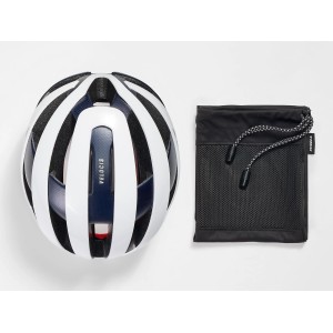 Road helmet Trek Velocis MIPS - Crystal White/Nautical Navy Trek Bikes