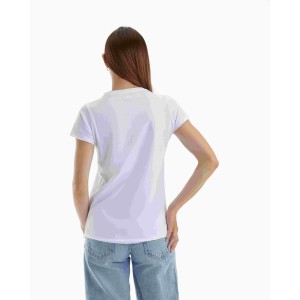 T-shirt Woman Pinarello Big Logo - White Pinarello