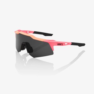 Glasses 100% SPEEDCRAFT XS - Whashed Pink/Smoke 100%