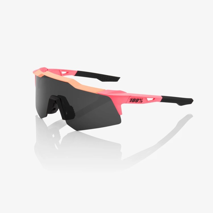 Glasses 100% SPEEDCRAFT XS - Whashed Pink/Smoke 100%