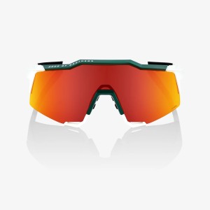 Glasses 100% SPEEDCRAFT SL Theme BORA - White/Hiper Red 100%