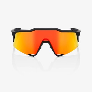 Glasses 100% SPEEDCRAFT SL - Soft Tact Black/Hiper Red 100%