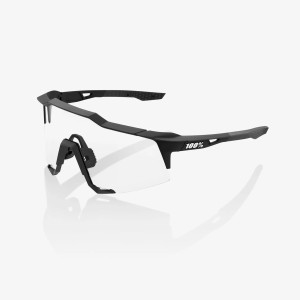 Glasses 100% SPEEDCRAFT SL - Soft Tact Black/Hiper Red 100%