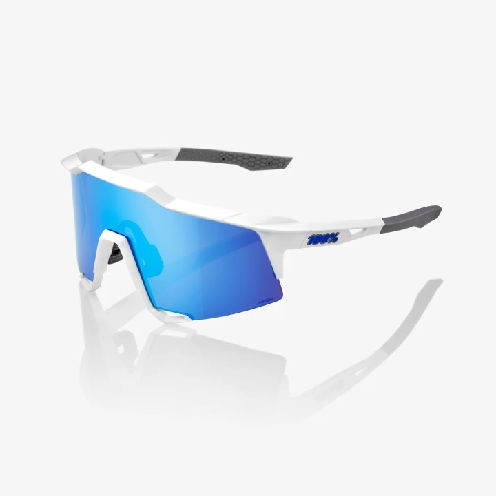 Glasses 100% SPEEDCRAFT SL - Matte White/Metallic Blue 100%