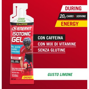 Enervit Isotonic Gel with Caffeine Lemon Taste - 60 ml Enervit