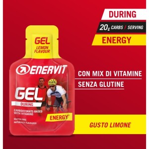 Enervit Sports Gel During Lemon Taste 25ml. Enervit