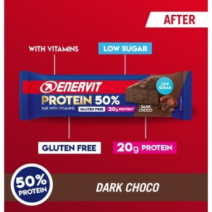 Enervit Protein Bar 50% - 20 g Dark Choco protein 40 gr. Enervit