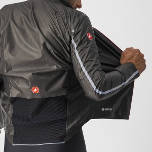 Jacket Castelli Idro 3 Jacket Gore-Tex ® - Black Anthra Castelli