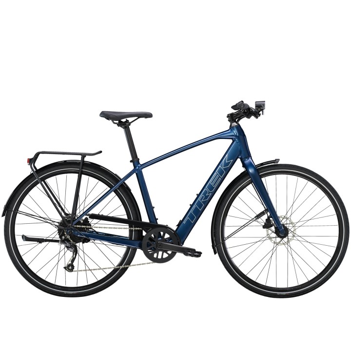 Bike Trek FX+ 2 - Satin Mulsanne Blue 2023 Trek Bikes