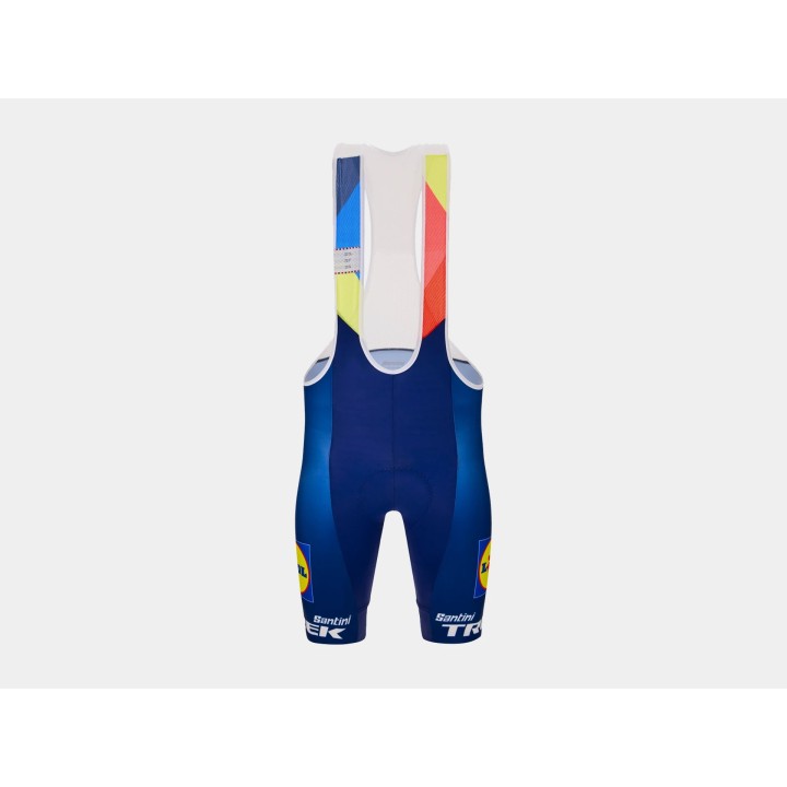 Pants Santini Team Lidl - Trek Replica Race - Dark Blue/Yellow Trek Bikes