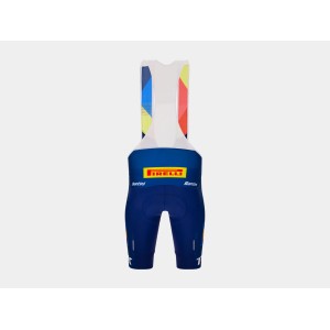 Pants Santini Team Lidl - Trek Replica Race - Dark Blue/Yellow Trek Bikes