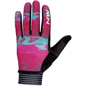 Gloves Northwave Air LF Woman Beetroot/Green Northwave