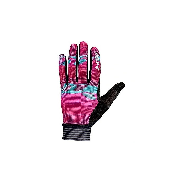 Gloves Northwave Air LF Woman Beetroot/Green Northwave