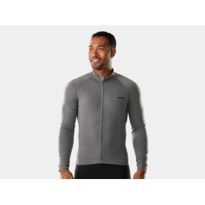 Trek Circuit Thermal long sleeve sweater - Charcoal Trek Bikes