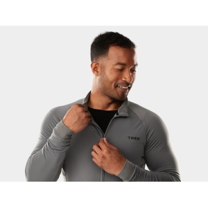 Trek Circuit Thermal long sleeve sweater - Charcoal Trek Bikes