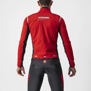 Jacket Castelli Alpha RoS 2 Jacket - Red/Dark Gray Castelli